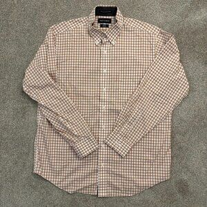 Paul Fredrick 17-36 Classic Fit Button Down Men's Non-Iron Two Ply Cotton